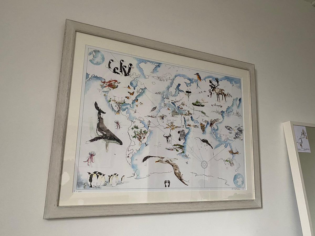 Anima Map Anima Mundi World Map – George Butler